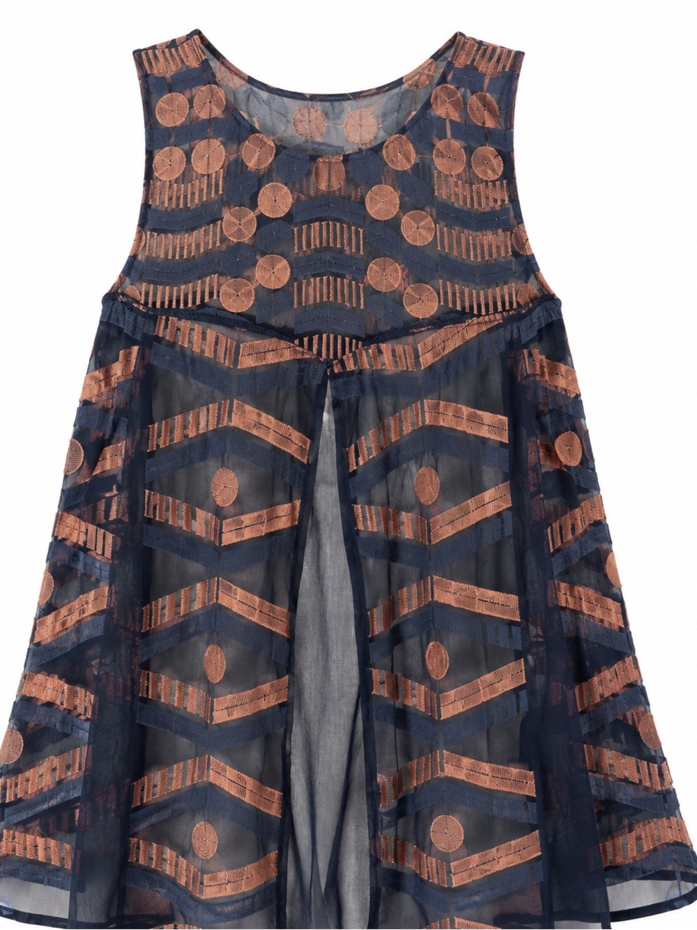 Akemi & Kin gently worn semi sheer tank